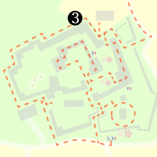 松坂城　地図